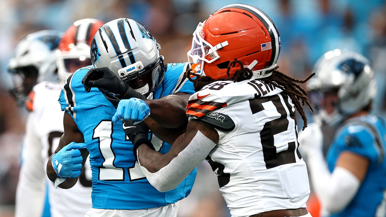 Panthers’ Xavier Legette, Browns’ Rayshawn Jenkins tossed after preseason brawl
