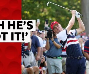 'What a noise!' Thomas holes pitch for eagle on the sixth