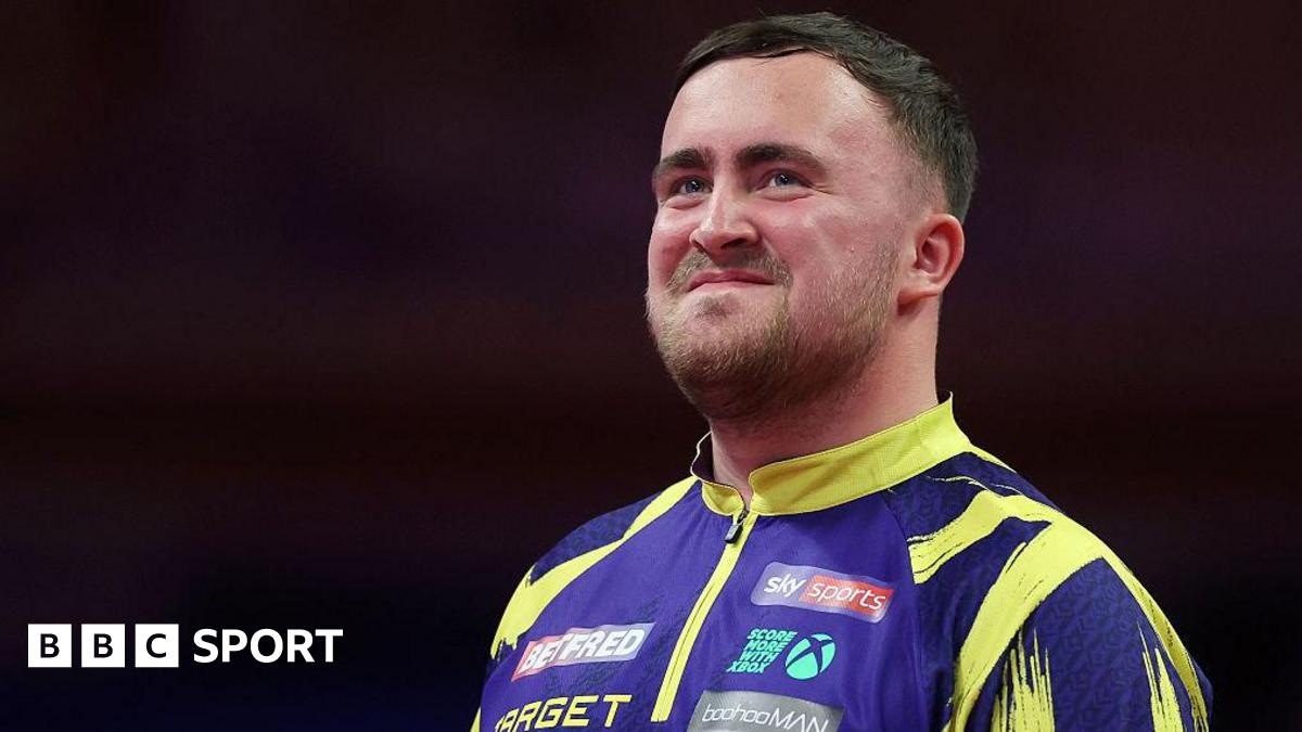 Flanders Darts Trophy: Luke Littler lands title after thrilling 8-7 win against Josh Rock