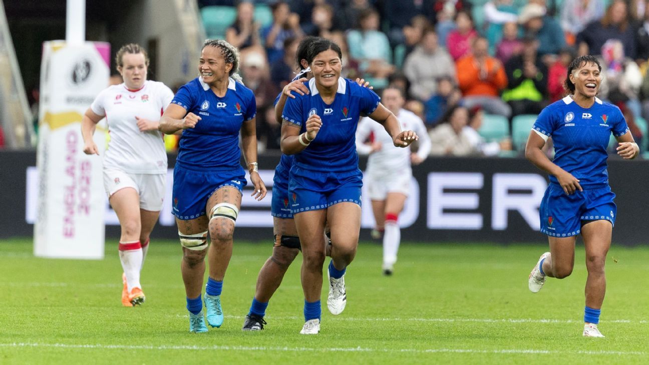 Samoa take positives despite England Women’s World Cup drubbing