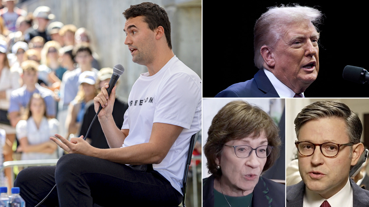 Politicians react to Charlie Kirk's death