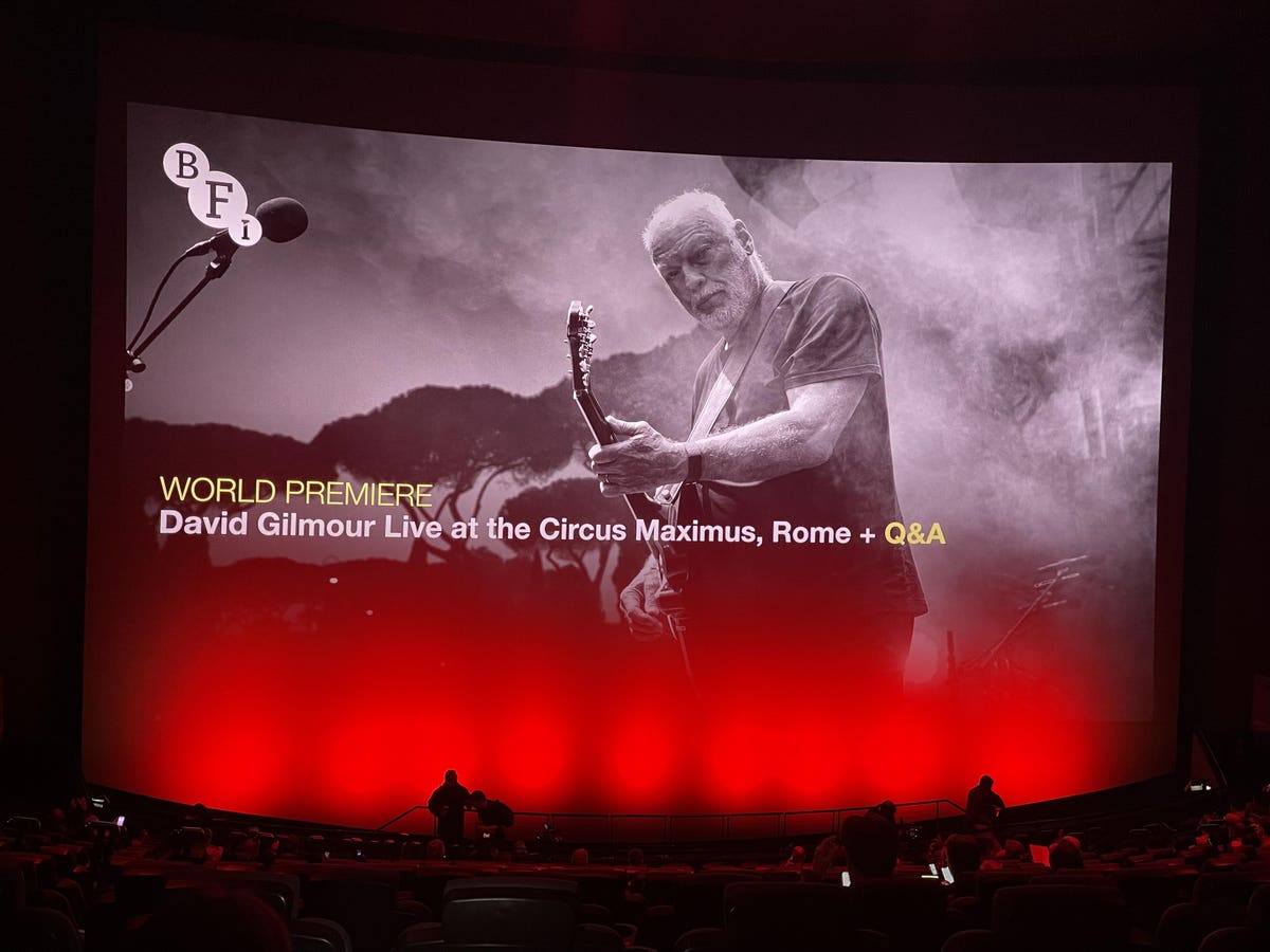 David Gilmour Live At The Circus Maximus, Rome, Astonishes In IMAX