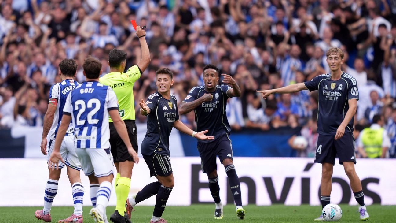 Madrid’s Alonso: Huijsen red card decision ‘didn’t convince me’