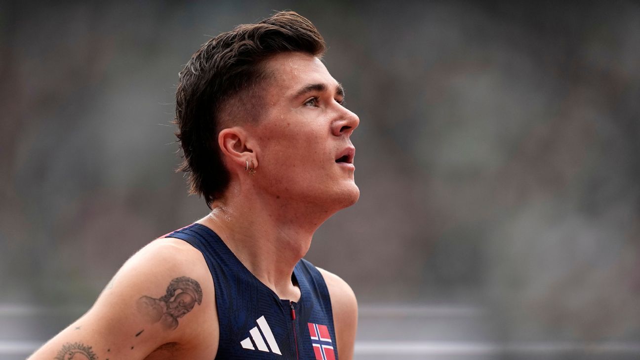 Ingebrigtsen fails to advance in 1,500 meters at world championships