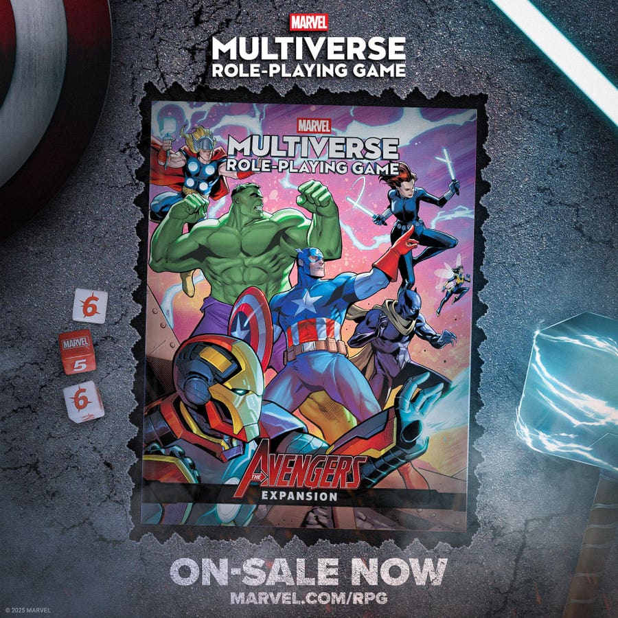 Avengers Expansion For Marvel Multiverse RPG Offers New Team Benefits