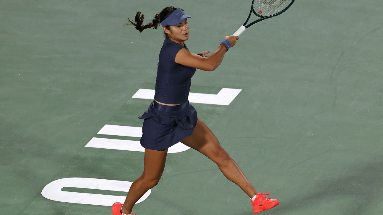 Emma Raducanu overcomes tears, rain delays at Korea Open