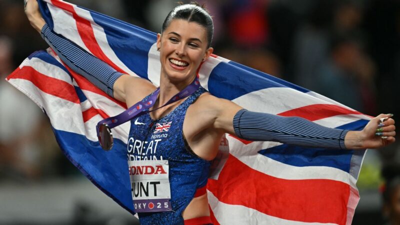 World Athletics Championships: Amy Hunt claims silver in 200m, Team GB’s second medal