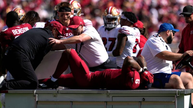 Cardinals’ James Conner carted off with ankle injury