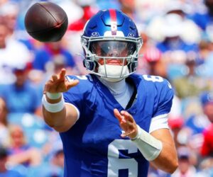 Sources: Giants to bench QB Russell Wilson, start Jaxson Dart