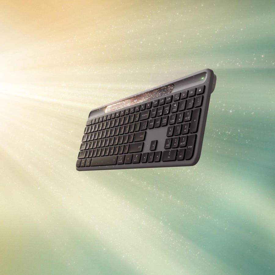 Logitech’s New Signature Slim Solar+ K980 Keyboard Can Be Powered By A Light Bulb