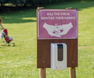 When Using Hand Sanitizer, Be Sure To Rub Your Hands Until Dry