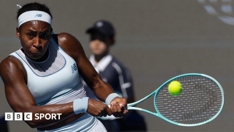 China Open: Coco Gauff and Belinda Bencic clash in Beijing