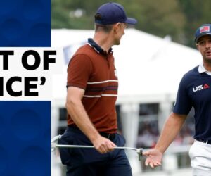 Rose clashes with DeChambeau and caddie