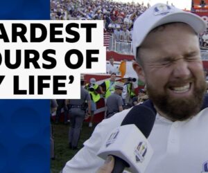 Emotional Lowry almost lost for words after crucial Ryder Cup putt