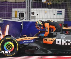 Azerbaijan Grand Prix result: Max Verstappen wins after Oscar Piastri crashes out on first lap