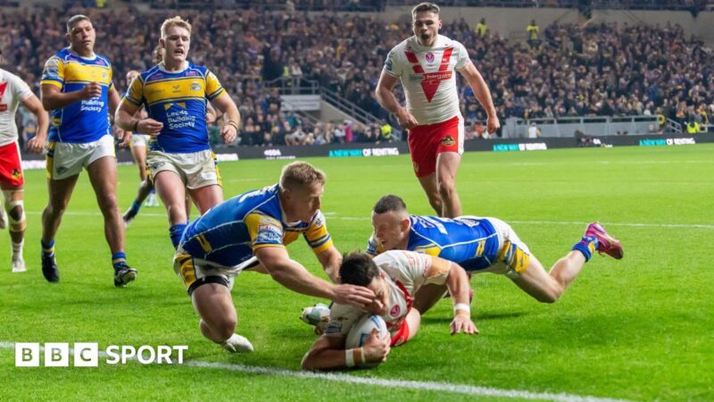 Leeds Rhinos 14-16 St Helens: Saints snatch stunning play-off eliminator win