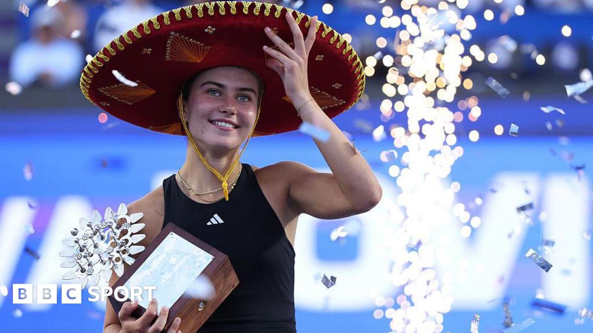 Iva Jovic, 17, becomes youngest WTA title-winner of season at Guadalajara Open