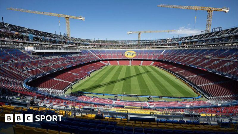 Barcelona’s Nou Camp return further delayed after city council turn down permit request