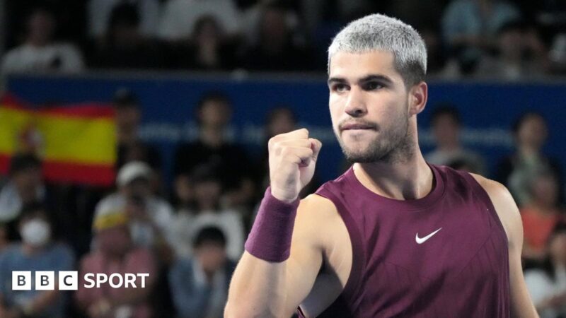 Carlos Alcaraz hails ‘best physio in world’ after Japan Open win
