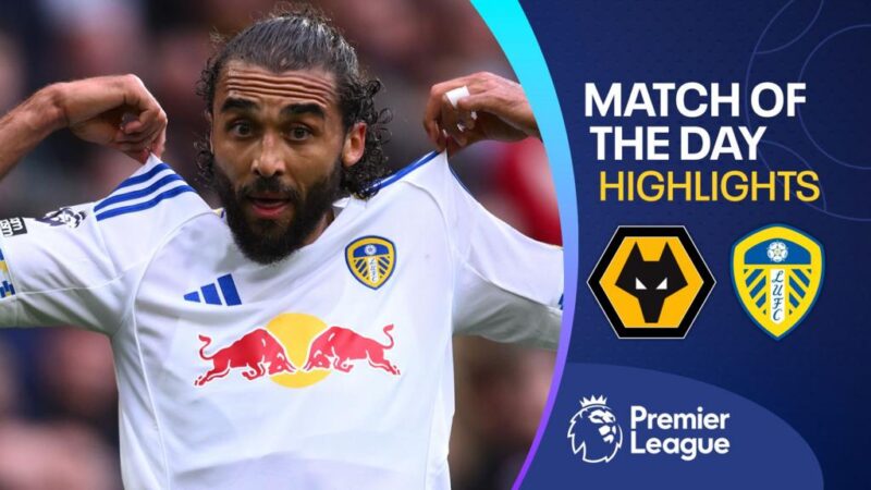 Premier League: Wolverhampton Wanderers 1-3 Leeds United highlights