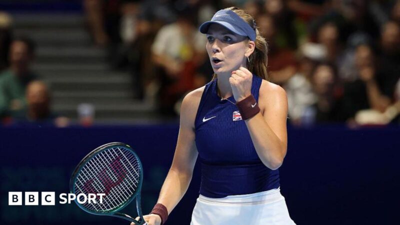 China Open: Katie Boulter beats Hailey Baptiste in Beijing