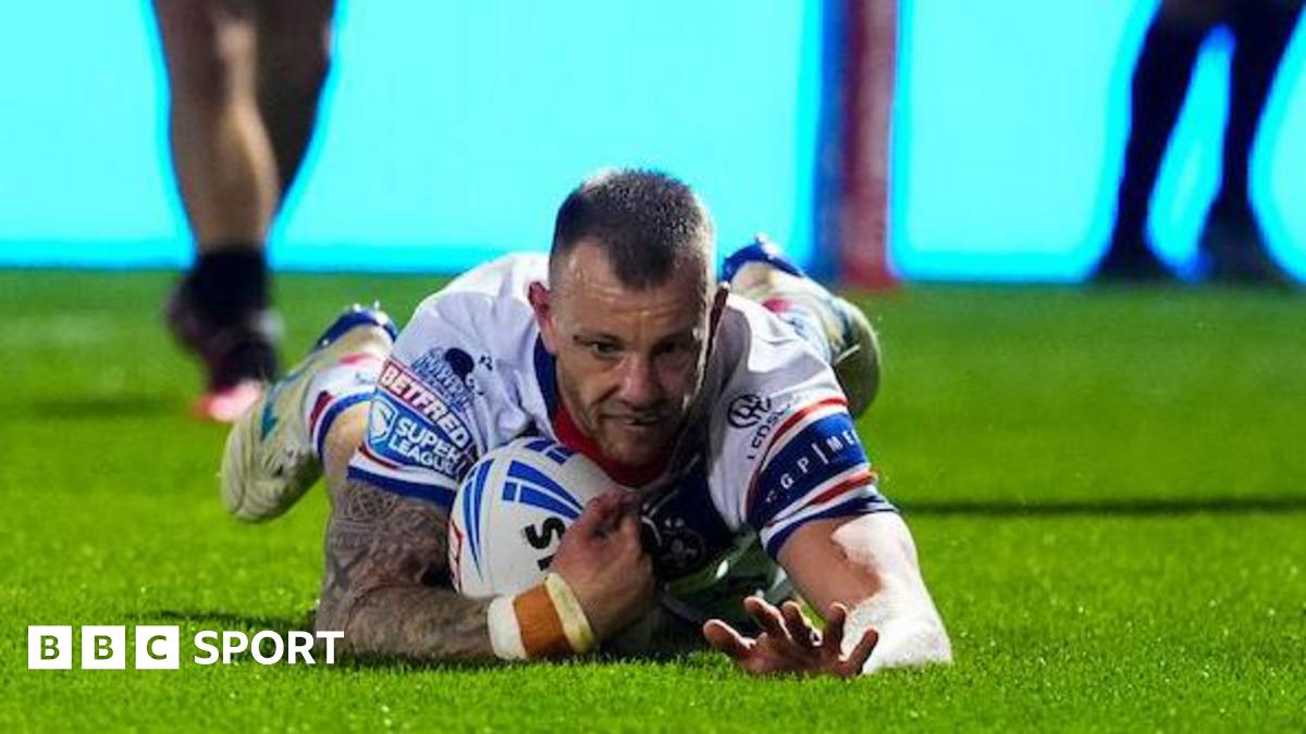Super League: Salford Red Devils 16-52 Wakefield Trinity – home fans protest at end of poor season