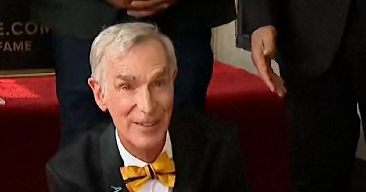 Bill Nye honored with Hollywood Walk of Fame star