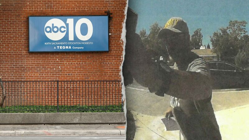 Who is the man accused of shooting at ABC station in Sacramento, California