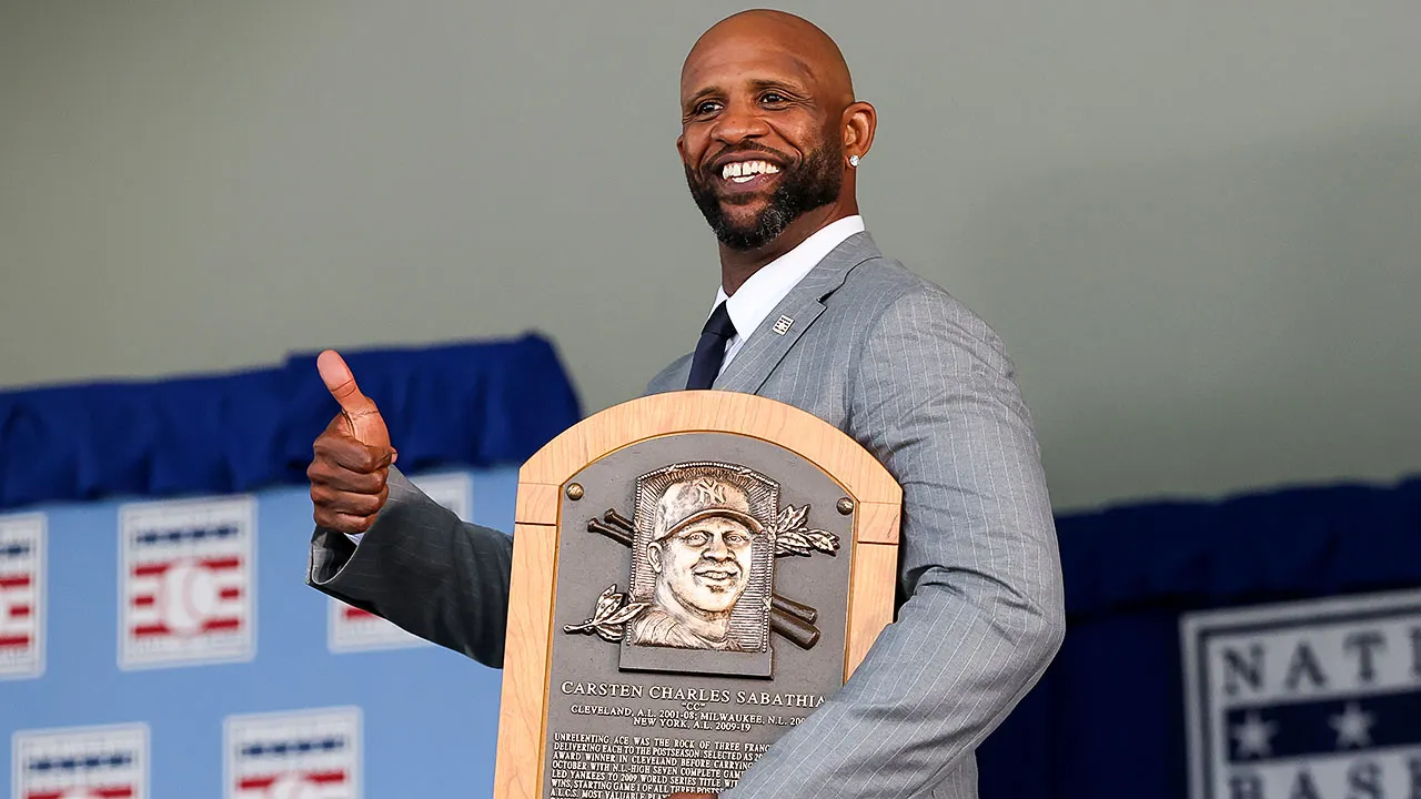 Hall of Famer CC Sabathia celebrates induction with family support