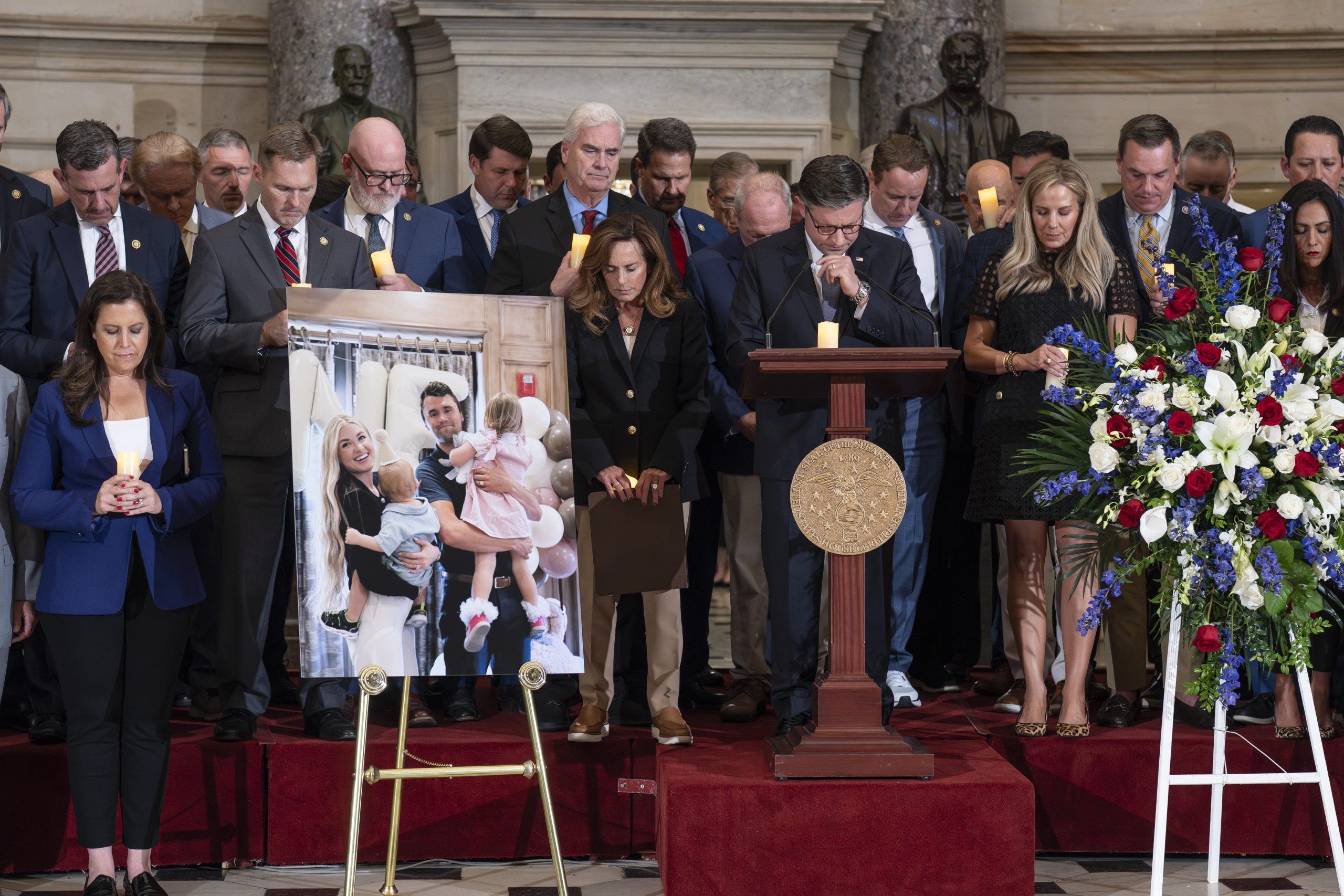 Dem attendance sparse at prayer vigil for Charlie Kirk on Capitol Hill