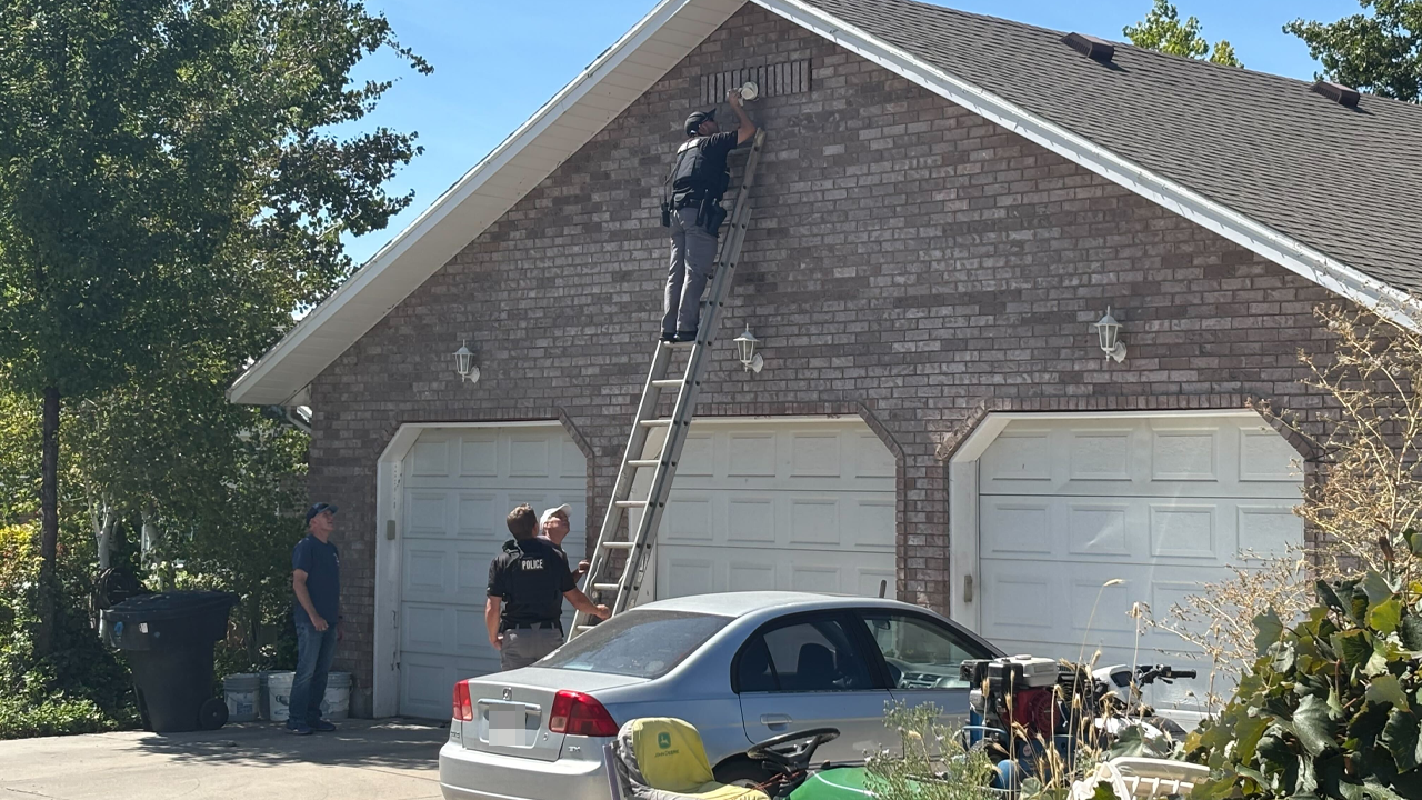 Police collect neighbor’s home camera footage in Charlie Kirk shooting probe
