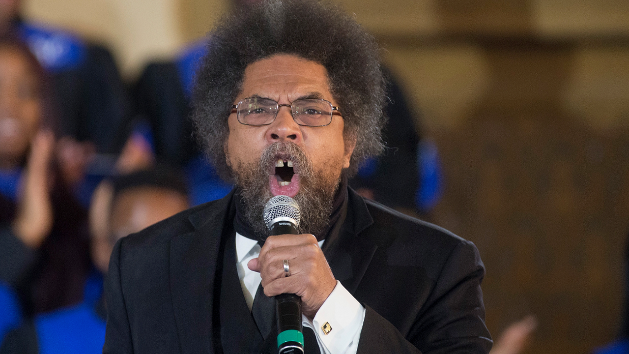 Activist Cornel West walks out during heated political violence debate