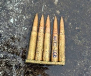 String of shootings linked by suspects engraving political messages on ammunition