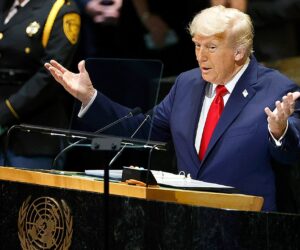 Trump blasts UN on climate, migration and Palestine in fiery UNGA address
