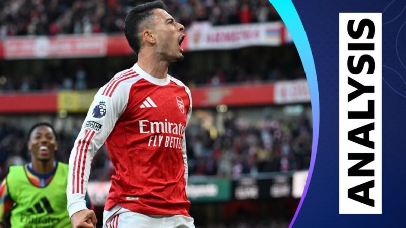 Match of the Day Analysis: Martinelli’s stunning equaliser against Man City