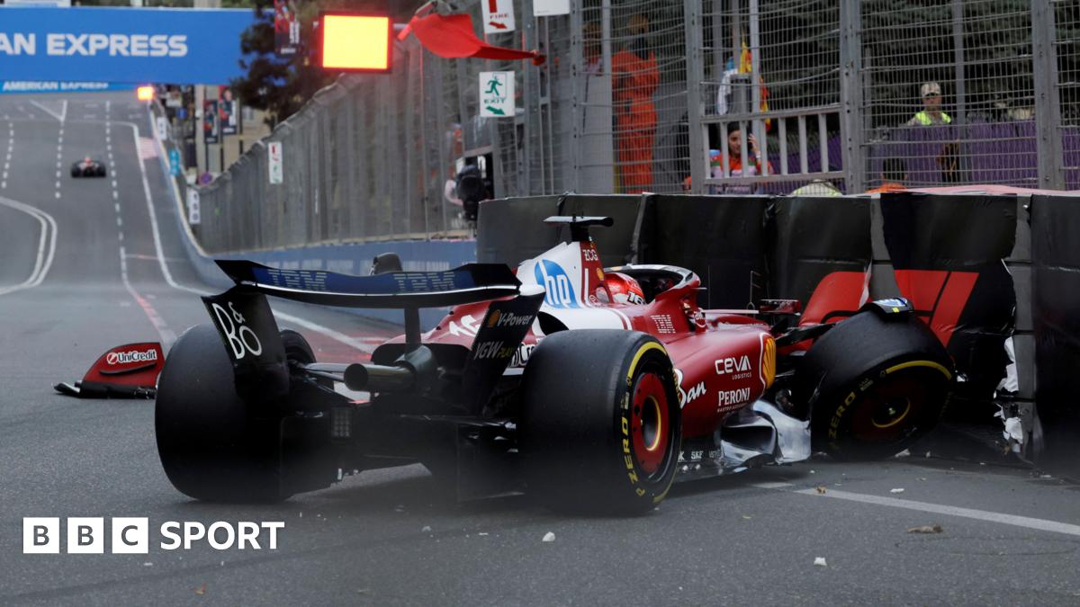 Azerbaijan Grand Prix: Max Verstappen takes pole after record six red flags