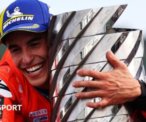MotoGP: Marc Marquez wins seventh title to equal Valentino Rossi