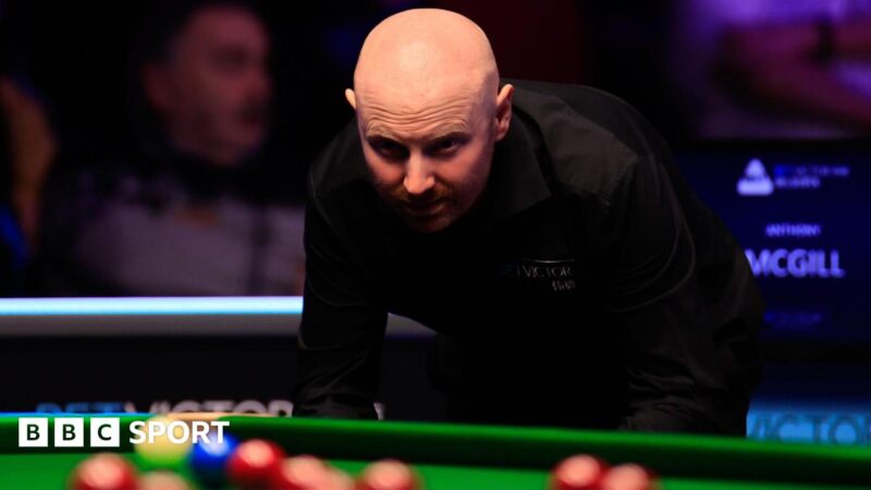 British Open: Anthony McGill beats John Higgins to reach first final in eight years