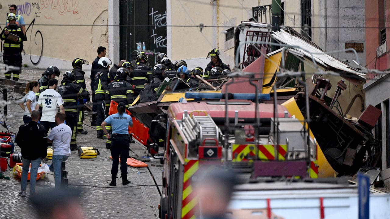 Tourist-packed Lisbon tram derails, killing 15 amid overtourism blame