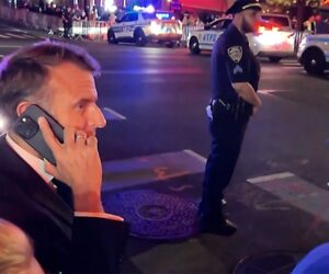 Macron stuck on New York street by Trump motorcade, calls him directly