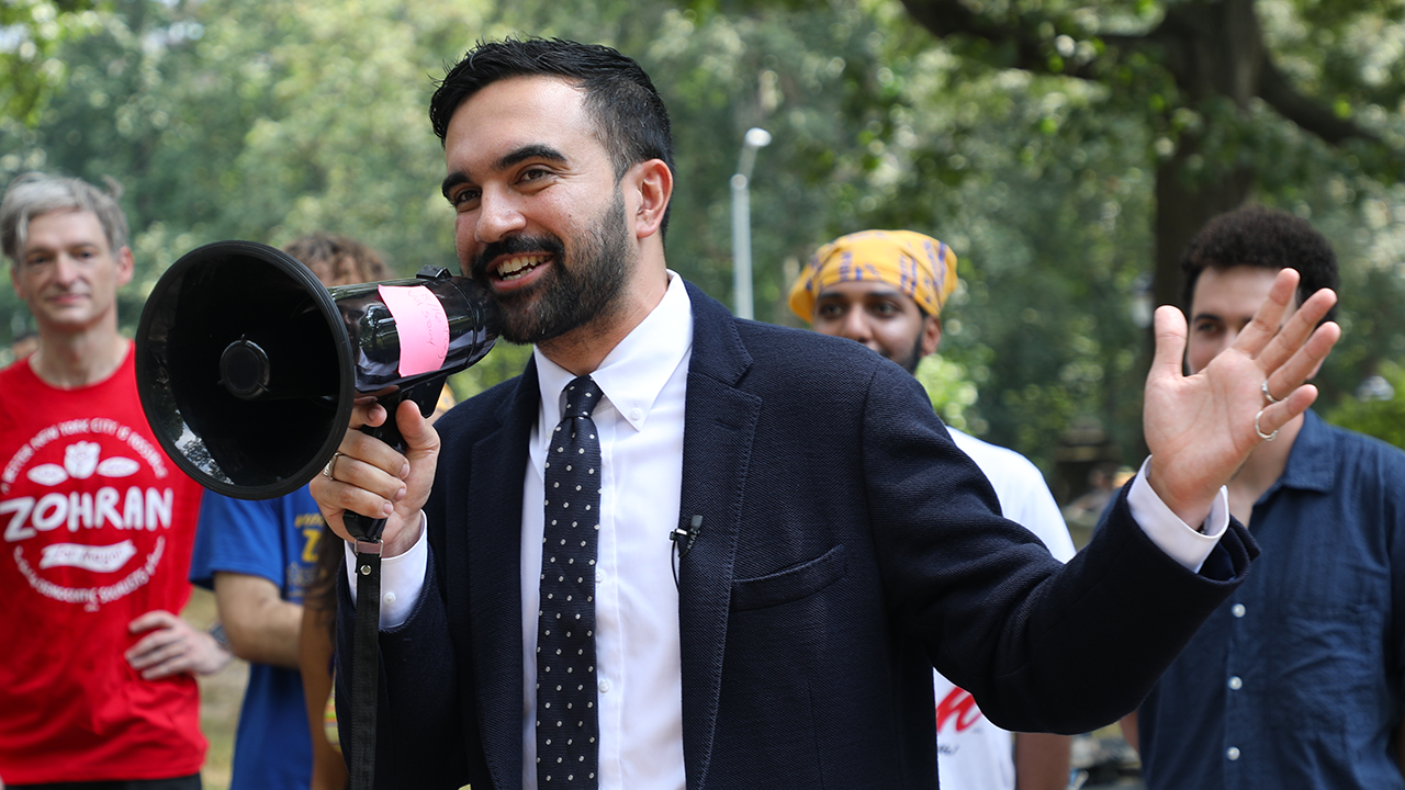 Zohran Mamdani and Bernie Sanders rally together in Brooklyn against oligarchy