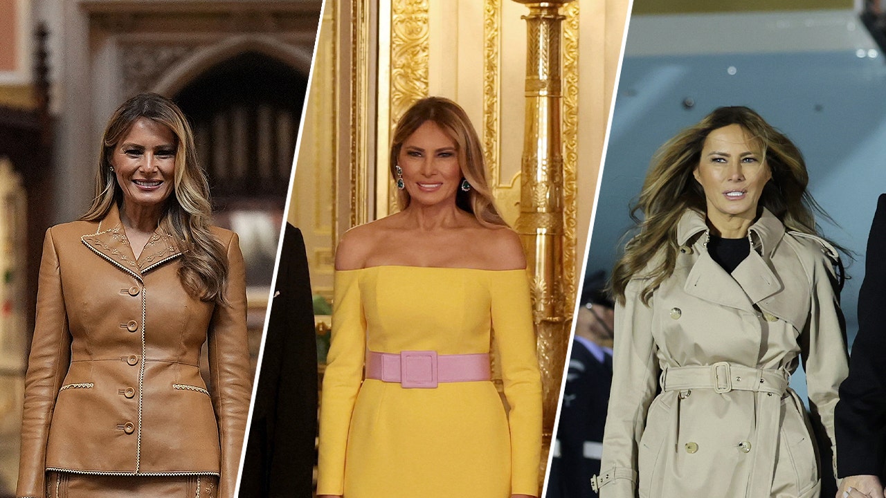 Melania Trump’s stylish looks during England state visit with royals