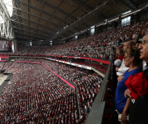 90,000 attend Charlie Kirk’s memorial, one of the largest such tributes