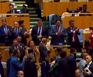 U.N. delegates walk out before Netanyahu speech