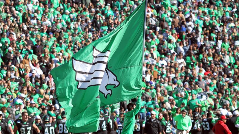 UNT football player pulls off celebration of alum ‘Stone Cold’ Steve Austin