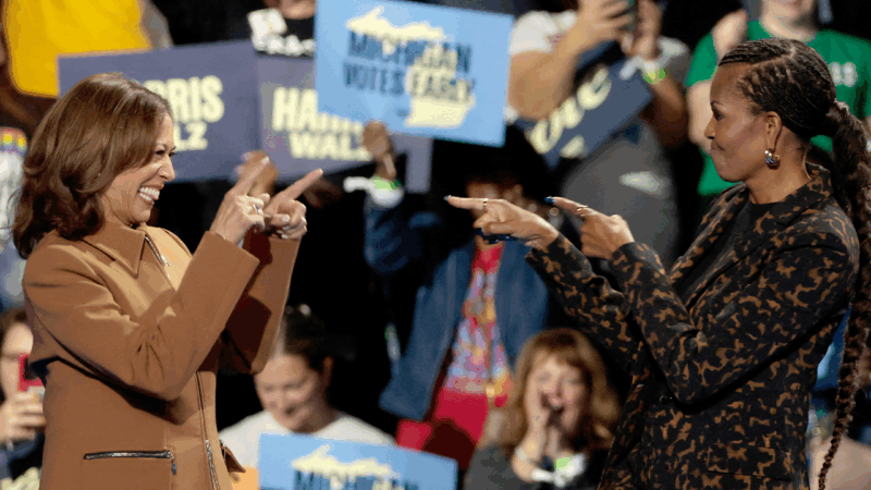 Kamala Harris book mentions Michelle Obama only 3 times in 300 pages