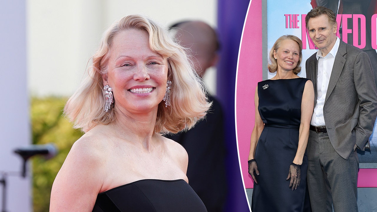 Pamela Anderson denies PR stunt rumors about Liam Neeson romance claims