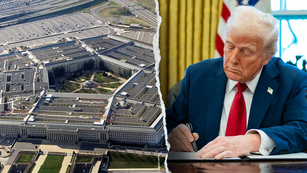 Trump signs order changing Defense Department’s name