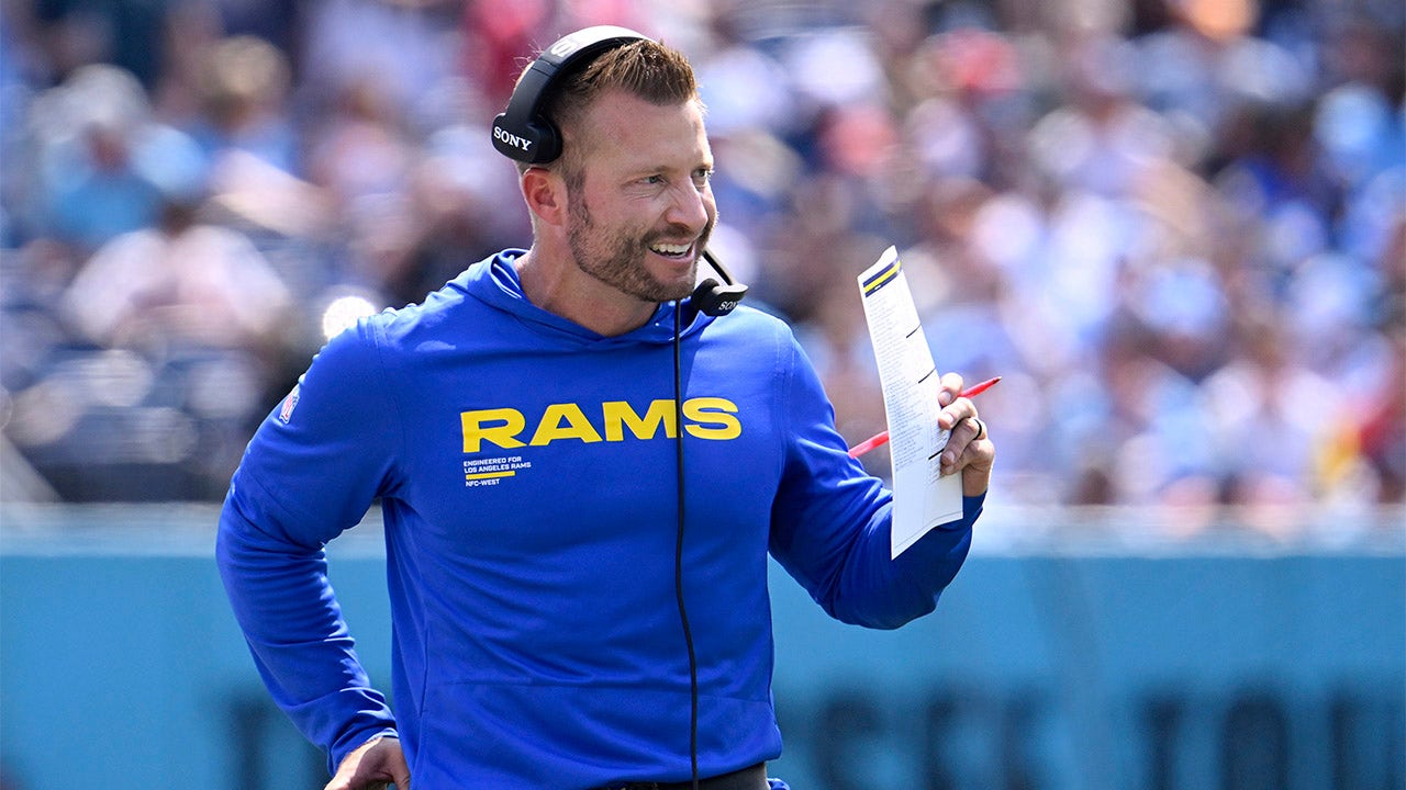 NFL news: Rams’ coach Sean McVay tears plantar fascia in win over Titans