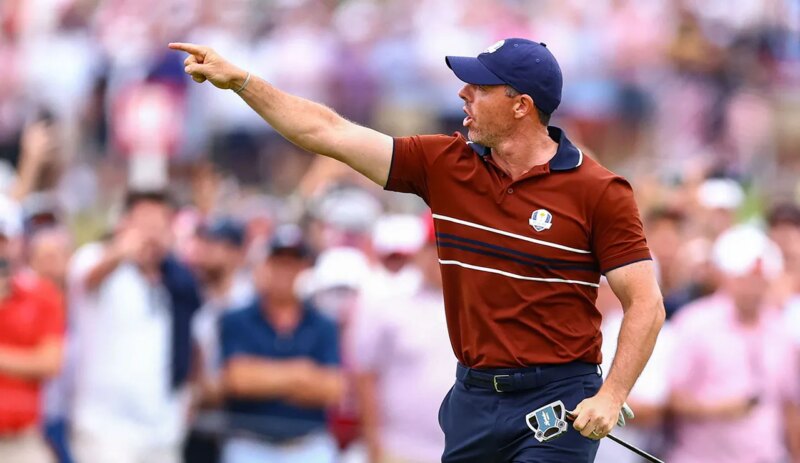 Ryder Cup drama as Europe fights through fan taunts to extend lead